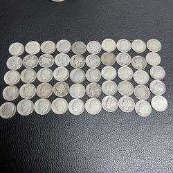 50 silver dimes