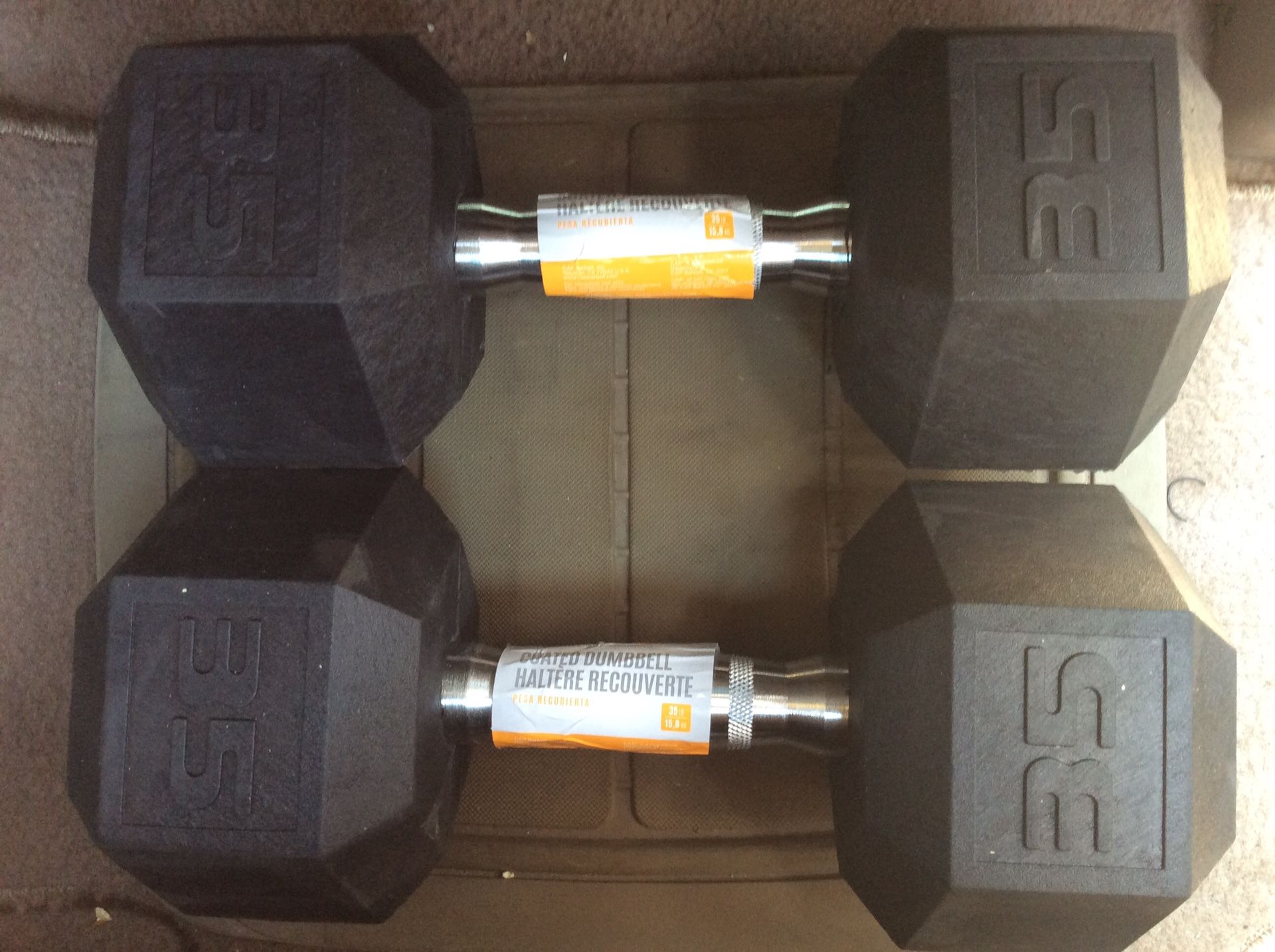 New 35lb Dumbbell Set