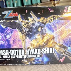 Gunpla 1/144 BANDAI Gundam HGUC 200 MSN-00100 Hyaku-Shiki AEUG Attack Use