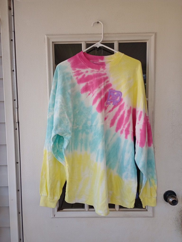 Disney World Tie Dye Spirit Jersey Large NWT