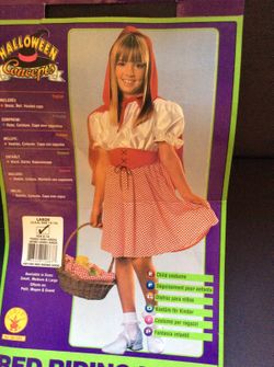 Little red riding hood costume for girl size large 12-14