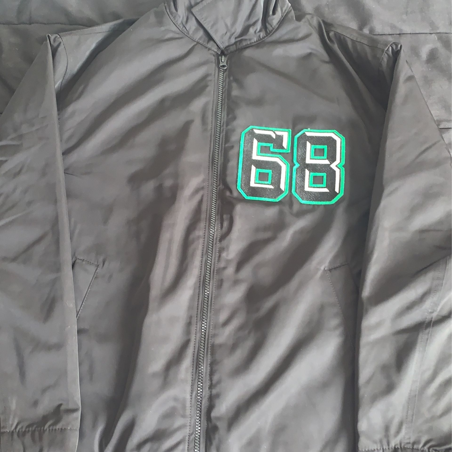 Black And Green Varsity Jacket