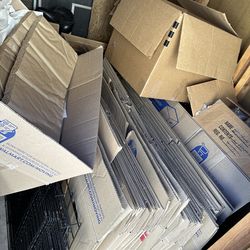 Moving boxes and packaging material