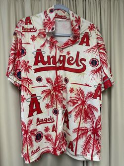 Los Angeles Angels Hawaiian Button-Up Shirt