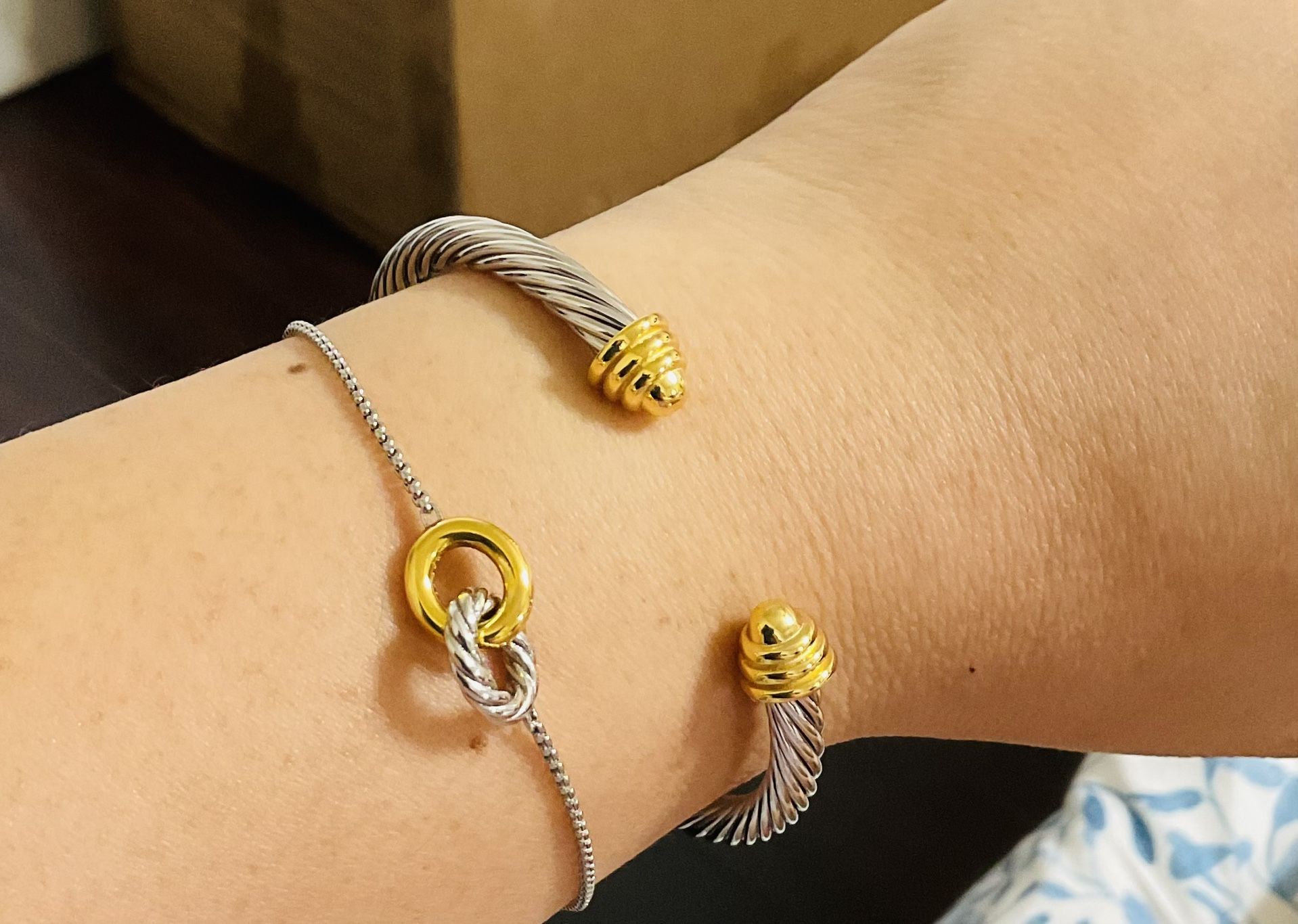 Copy DY Bracelet And Bangle .$65 Each