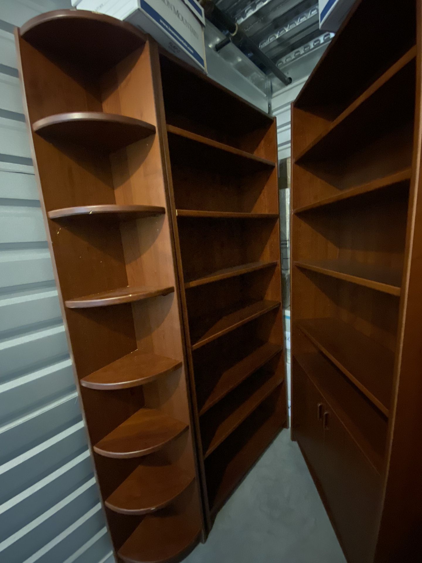 Scandinavian Oak Bookshelves 