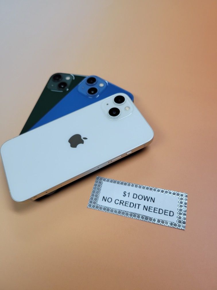 Apple IPhone 13 5G - Only $1 Today Pay The Rest Later! 