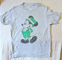 Disney St Paddy's Day Luck of the Irish Mickey T-shirt - M
