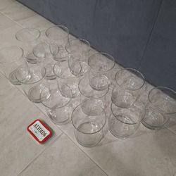 Glass Jars/Vases (6" Tall, 4.5" Wide)