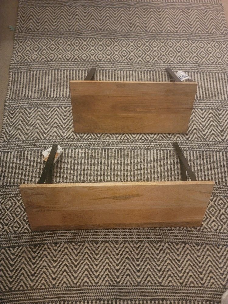 Wood Shelves Matching (2)
