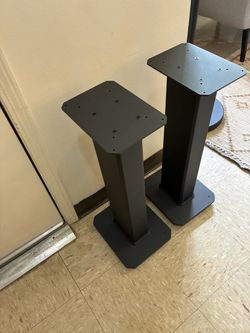 Heavy duty metal speaker stands