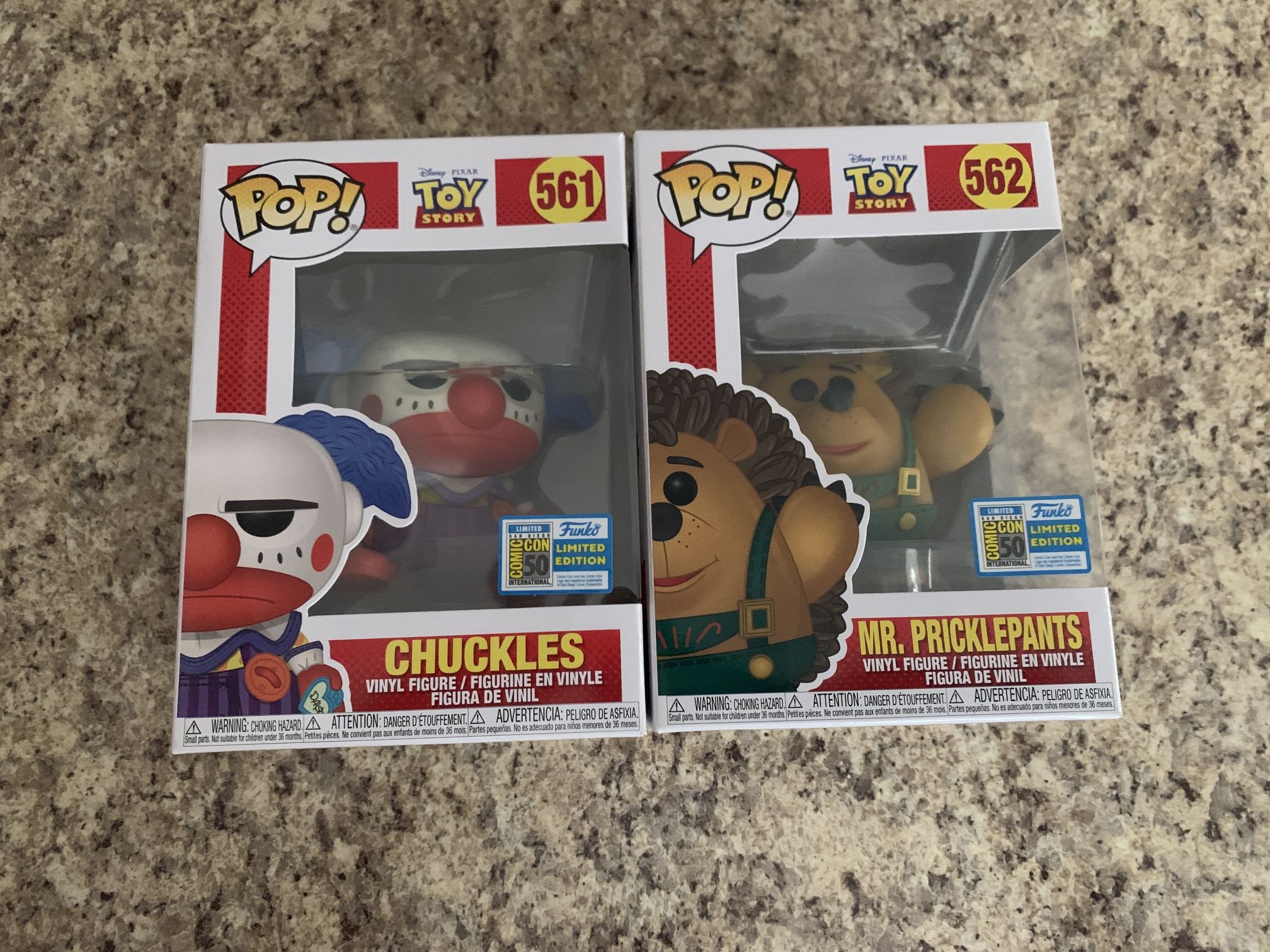 Chuckles Mr Pricklepants Toy Story Funko Pop SDCC
