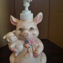 Pig Lotion Bottle