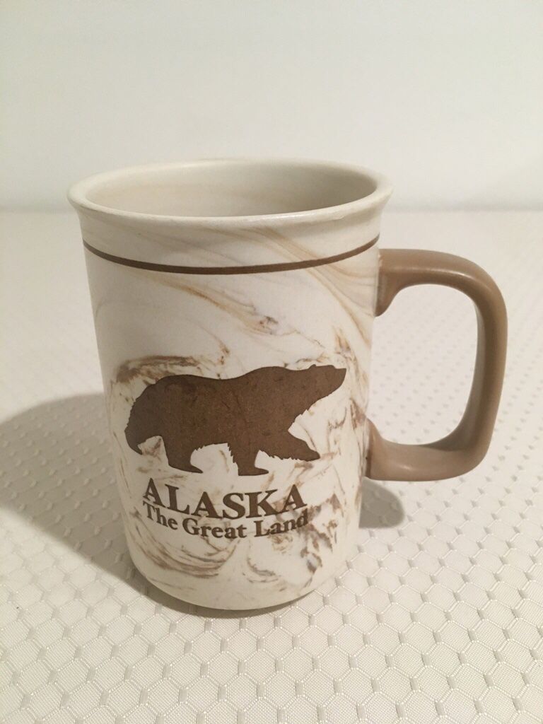 Alaska Grizzly Marble Mug