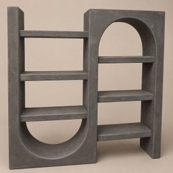 Modern custom designer concrete style display