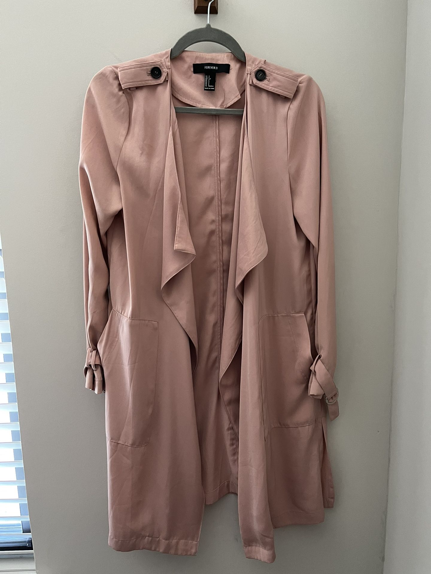 Lightweight Rose Pink Trench