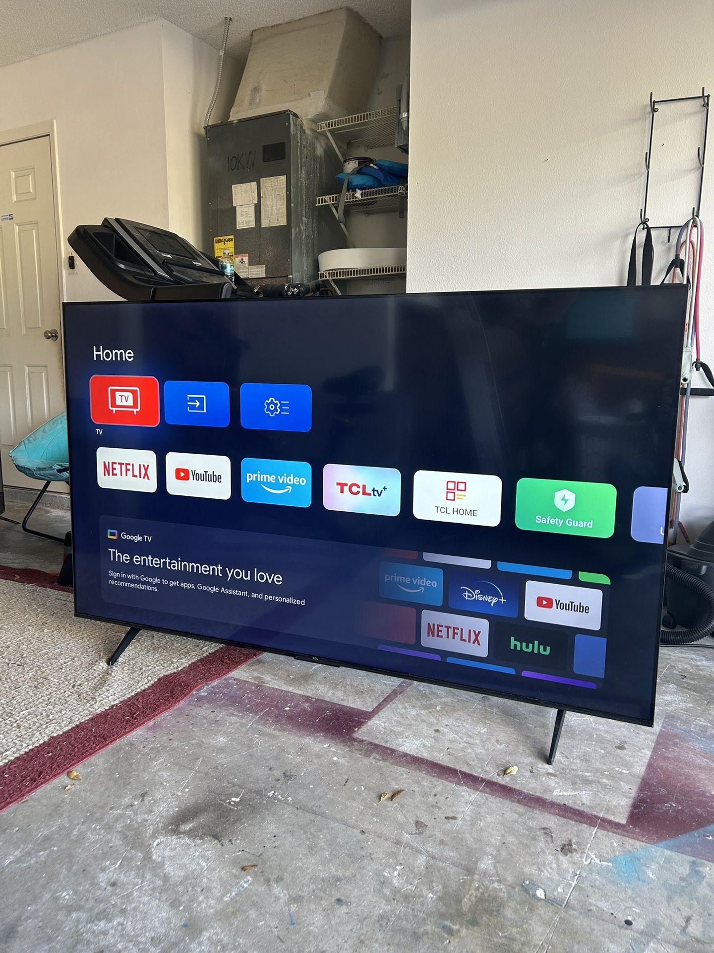 75 inch TCL Google Smart TV
