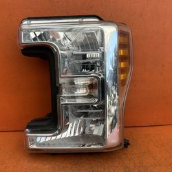 2017 2018 2019 Ford F250 F350 Left Driver Halogen HeadLight OEM JC3B-13006-A