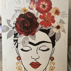 Frida Kahlo Painting 11x14