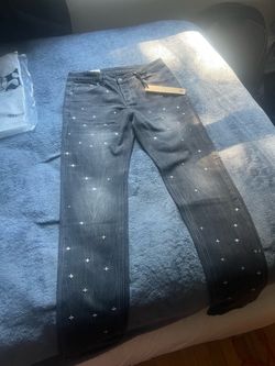 Brand new Ksubi Black Cross Detail Designer Jeans 🖤🔥