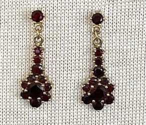 Vintage Garnet Earrings