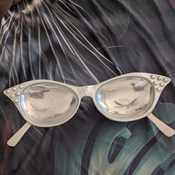 Silver Sun Glasses Trinket Or Candy Dish