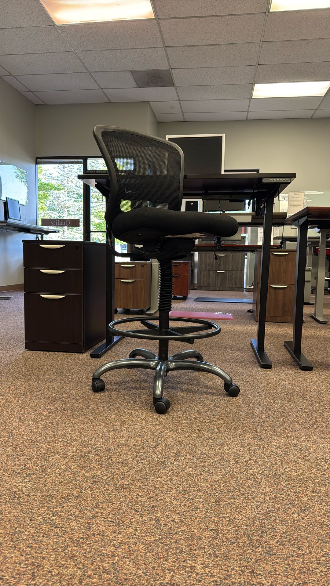 Spice Up Your Workplace With The Spice Drafting Chair / Stool