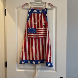Red, White, Blue Adult Apron (New)