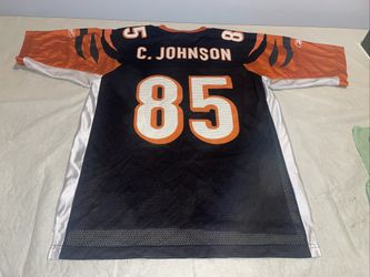 Chad Johnson Reebok Jersey Cincinnati Bengals Mens Medium Black Clean Ocho Cinco