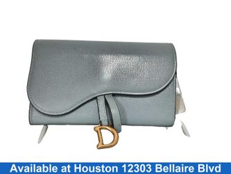 Dior 46-ma-0252 Blue Wallet