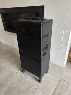Yaheetech Professional Trolley Cart Train Case 3 in 1