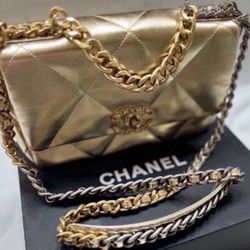 Gold Metallic Designer Bag