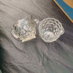 Vintage Fosteria Clear Glass