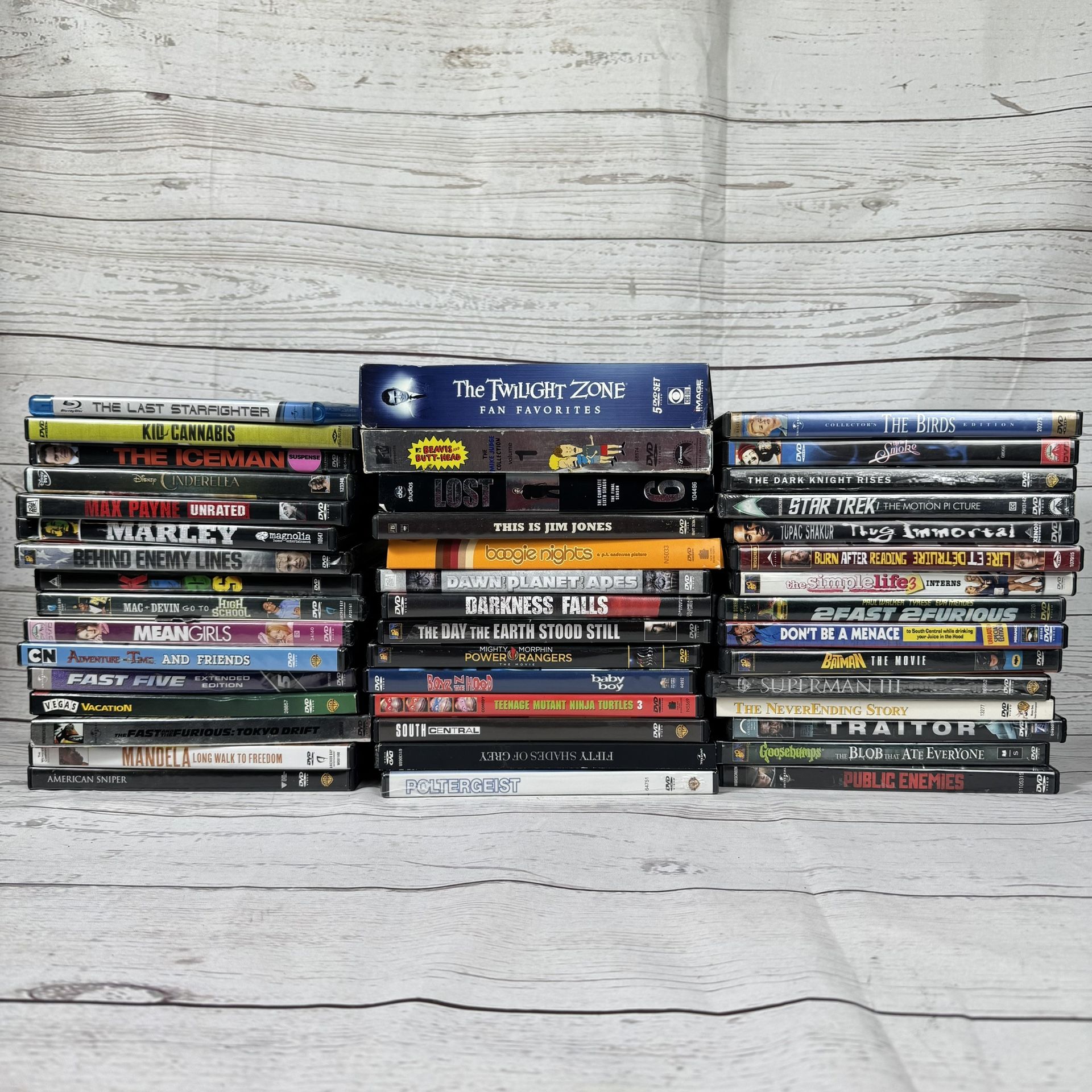 45 DVD Movie And Tv Show Bundle Lot