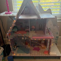For Sale: LOL Surprise OMG Winter Disco Chalet Dollhouse – $100 🏡❄️✨