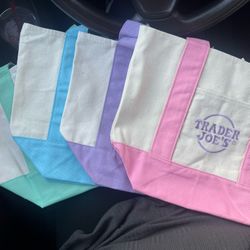 Trader Joe’s Pastel Mini Totes
