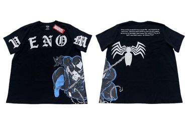 Marvel Venom Black T Shirt Mens 3XL New 2 Sided Tee