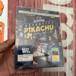 Detective Pikachu 4K Blu Ray Steelbook