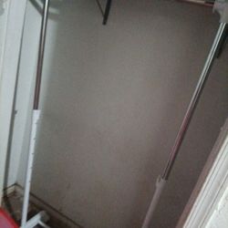 Adjustable Rolling Rack For Clothes 