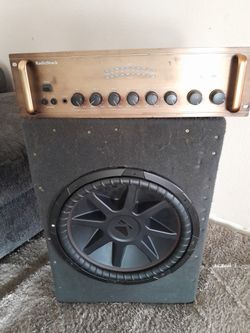 15inch Sub Woofer 250 Watt PA Amplifier Brand Radio Shack