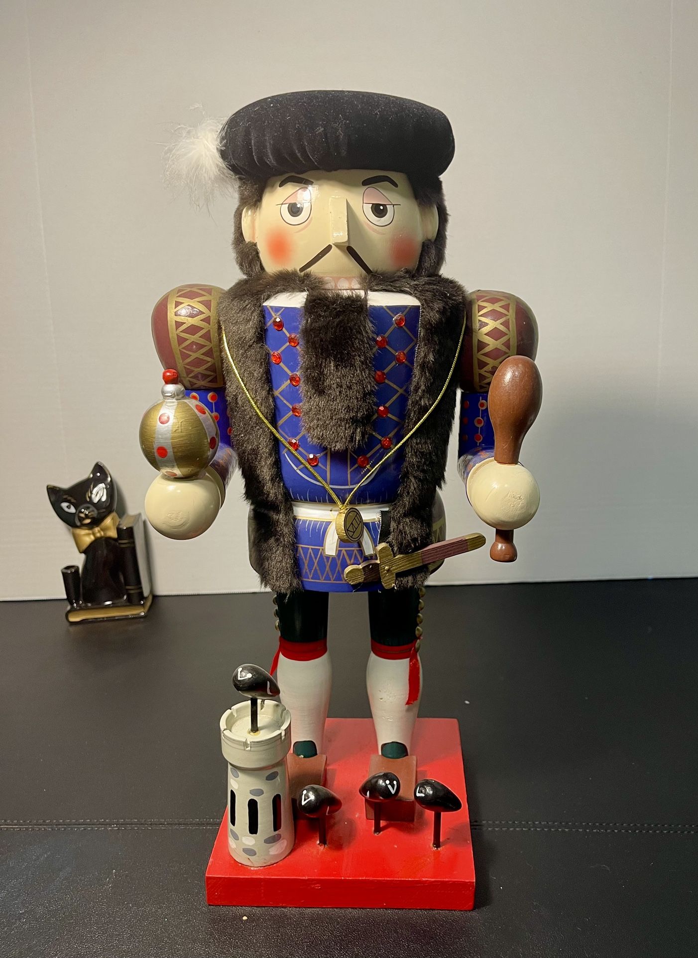 Bombay Company Nutcracker Vintage 1980s King Henry The VIII Christmas Decor