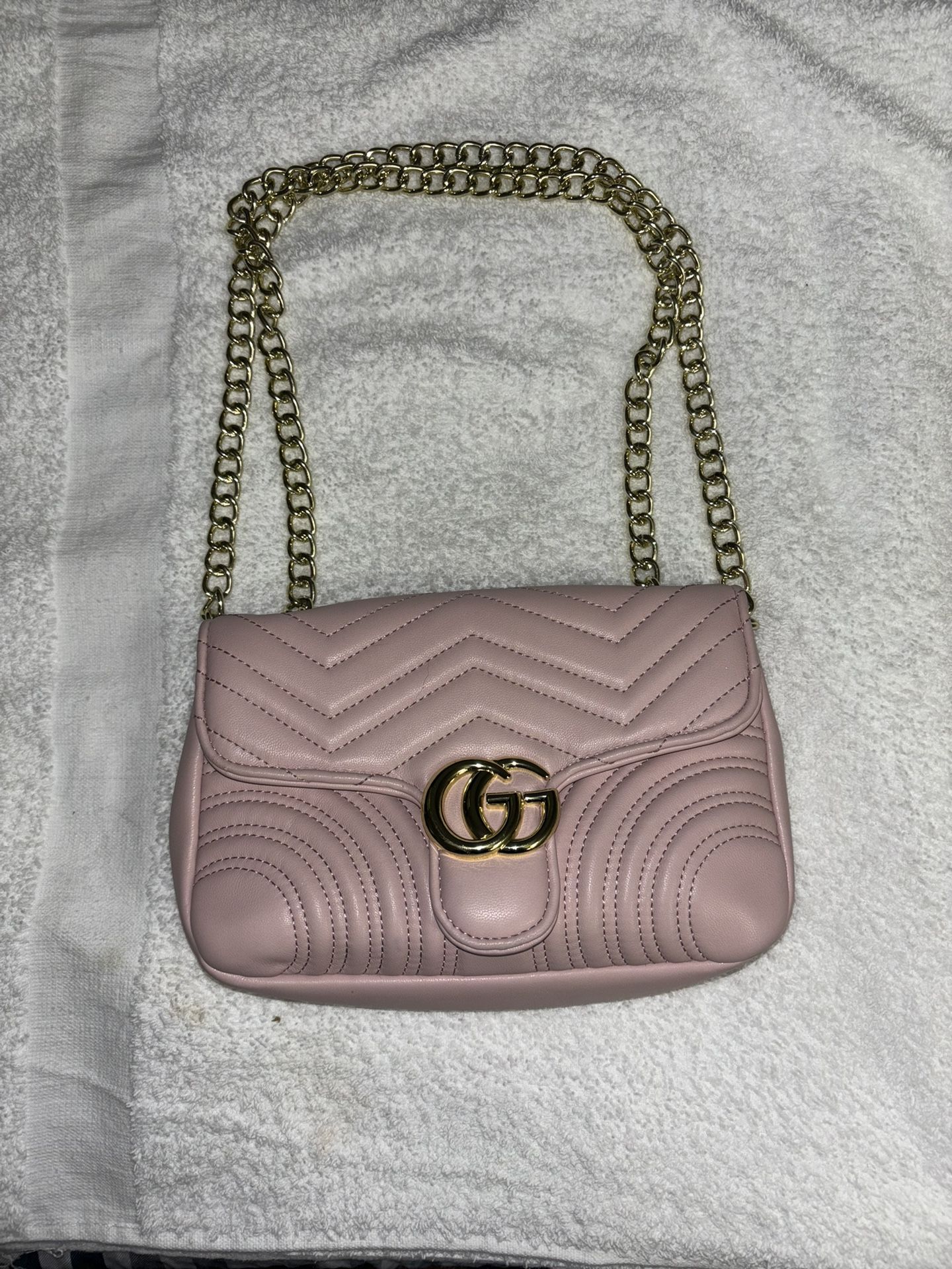 Gucci Calfskin Matelasse SmallGG Marmont Shoulder Bag