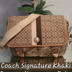 Coach Signature Khaki Bag 
