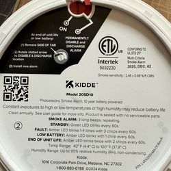 3x Smoke & c02 Detectors Brand new, unused