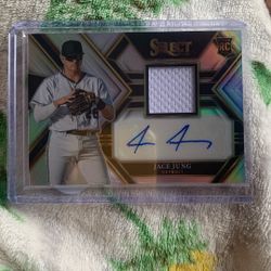 Jace Jung Autographed MLB Trading Card