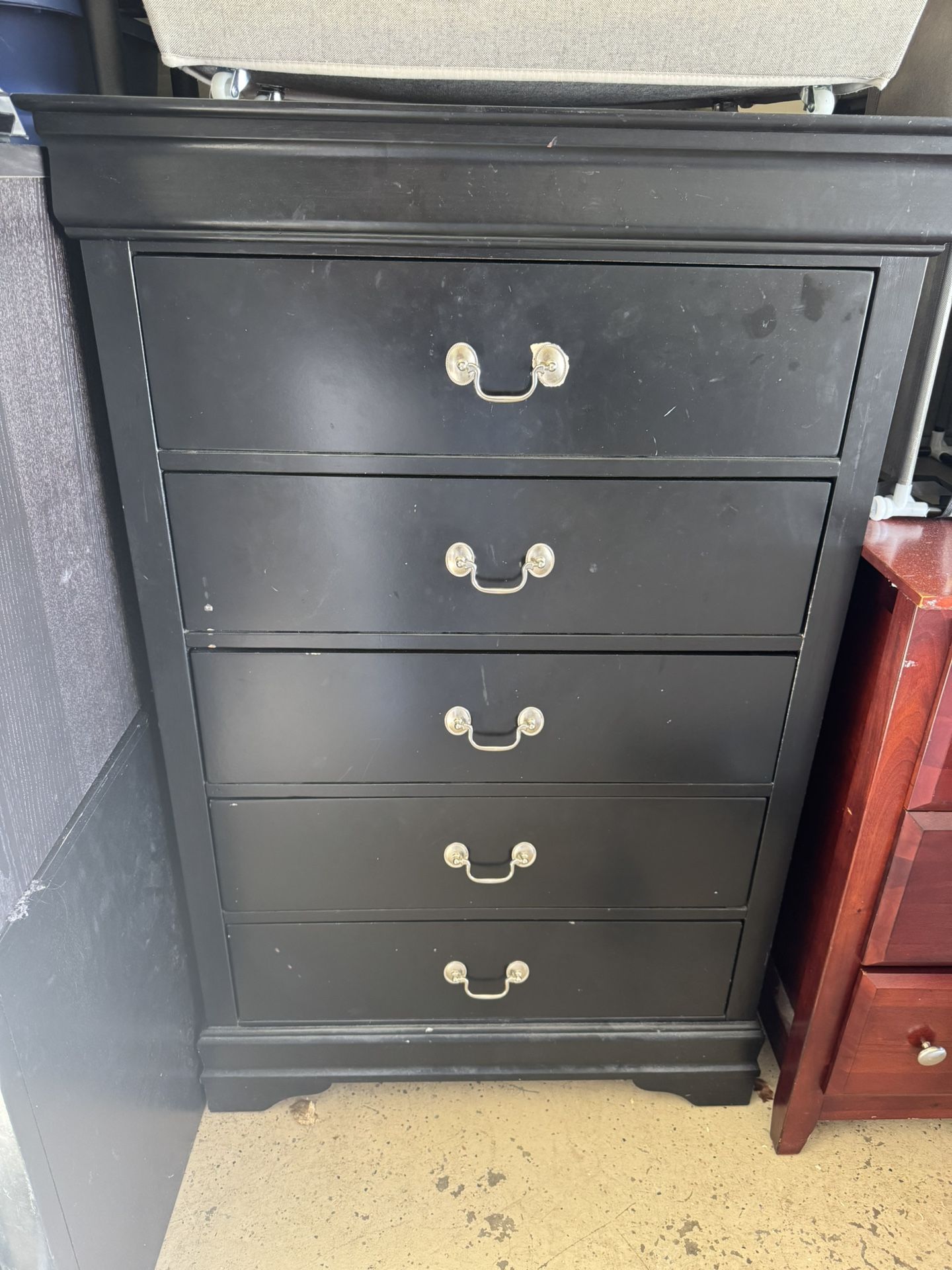 Black dresser