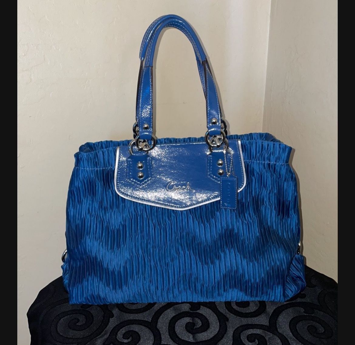 Coach Satin Carryall Satchel