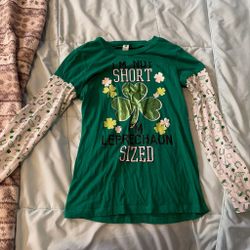 Women’s size medium St. Patrick’s shirt.