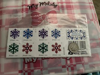 Christmas Card Stamps Holiday Mail
