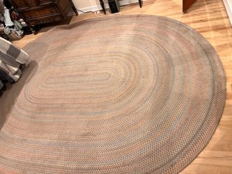 Huge Wool Oval Area Rug